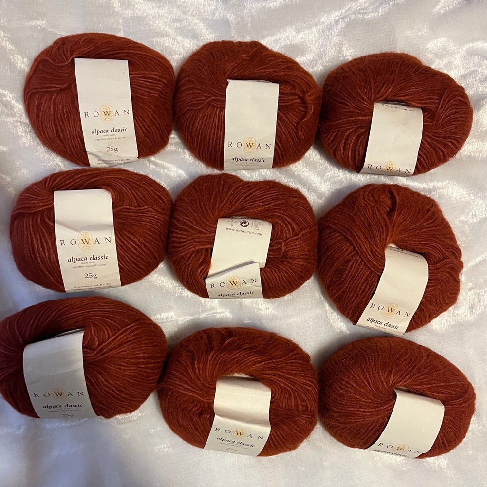 Rowan Alpaca Classic Yarn in Rich Orange